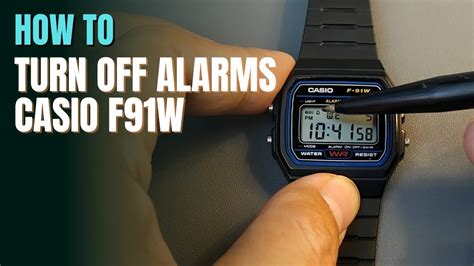 how to stop alarm on casio watch